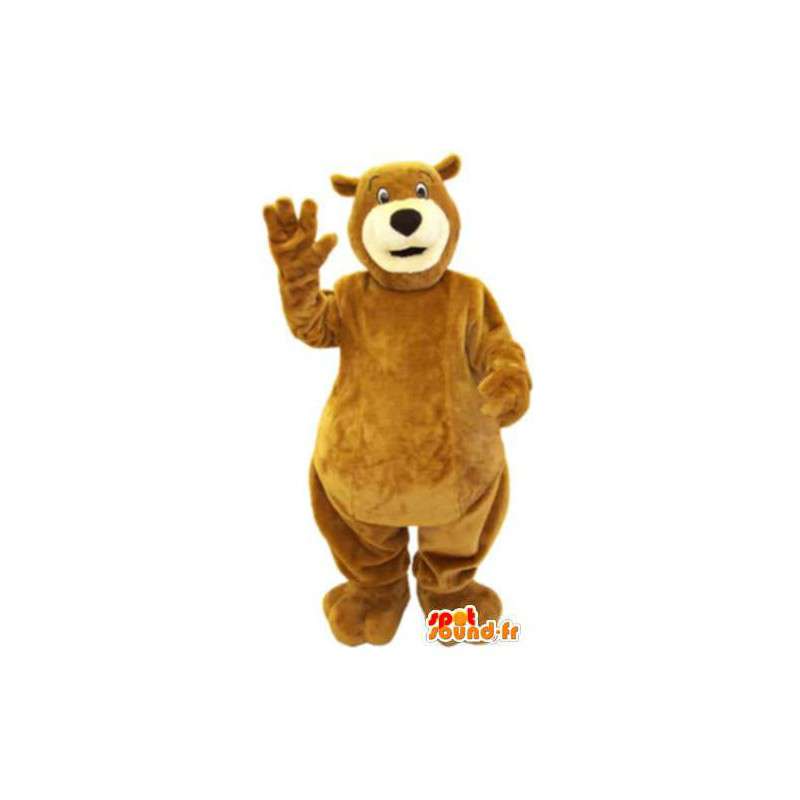 Plush mascot costume for adult giant teddy - MASFR005173 - Bear mascot