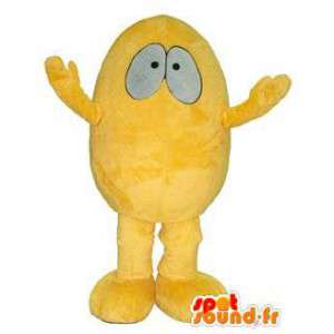 Déguisement mascotte bonhomme jaune sympathique costume - MASFR005176 - Mascottes Homme