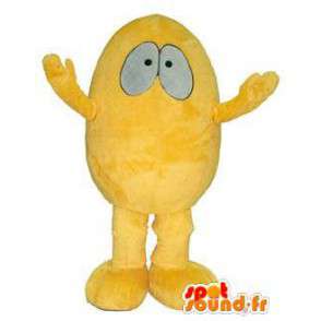 Mascot costume giallo vestito bravo ragazzo - MASFR005176 - Umani mascotte