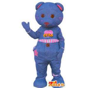 Costume volwassen mascotte blauw draag beer - MASFR005182 - Bear Mascot