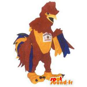 Adulto fantasia de mascote divertido traje galo colorido - MASFR005185 - Mascote Galinhas - galos - Galinhas