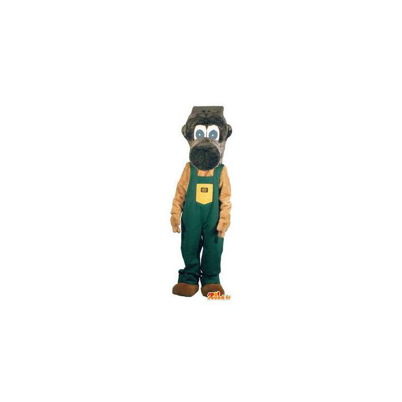 Affe Maskottchen Kostüm für Erwachsene Handwerker - MASFR005189 - Maskottchen monkey