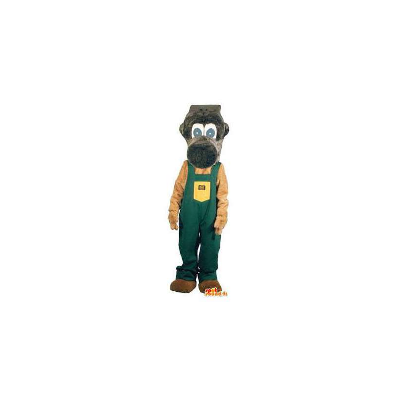 Monkey mascot costume for adult handyman - MASFR005189 - Mascots monkey