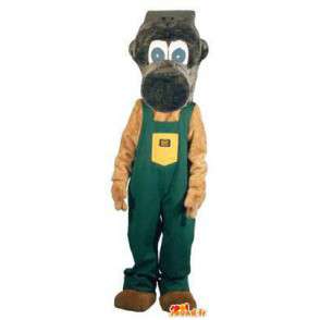 Monkey mascotte kostuum voor volwassenen klusjesman - MASFR005189 - Monkey Mascottes