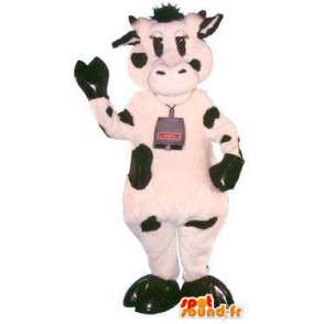 Mascot plush cow with bell Adult Costume - MASFR005194 - Mascot cow