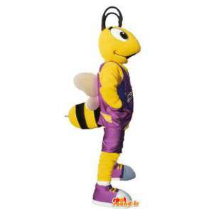 Adult costume bee mascot sports basketball - MASFR005196 - Mascots bee