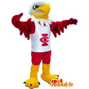 Eagle mascot costume for adult sports jersey - MASFR005197 - Mascot of birds