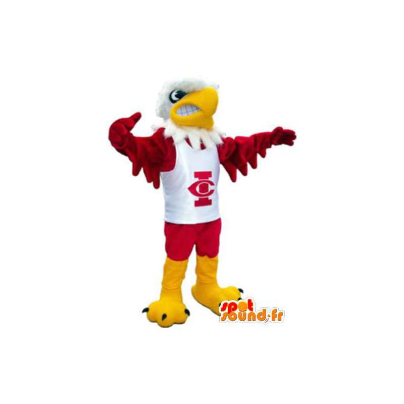 Traje de la mascota del águila por camiseta deportiva para adultos - MASFR005197 - Mascota de aves