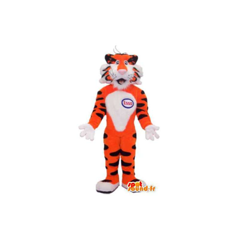 Mascotte tigre marque Esso déguisement pour adulte - MASFR005199 - Mascottes Tigre