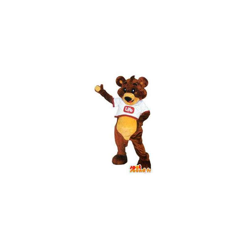Elämä maskotti puku kantaa Pehmo merkki aikuinen - MASFR005200 - Bear Mascot