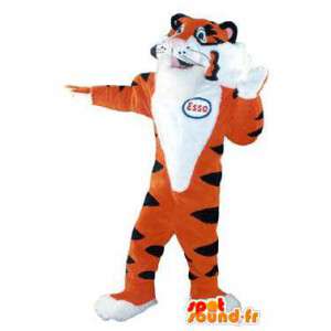 Tiger-Maskottchen-Kostüm für Erwachsene Marke Esso - MASFR005204 - Tiger Maskottchen