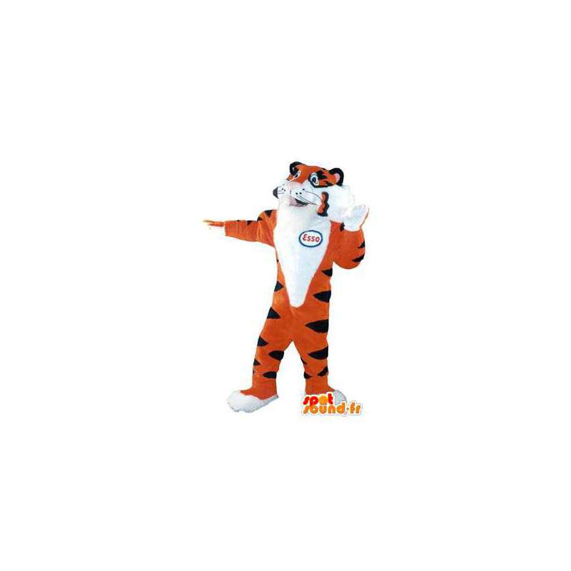 Mascotte tigre marque Esso déguisement pour adulte - MASFR005204 - Mascottes Tigre