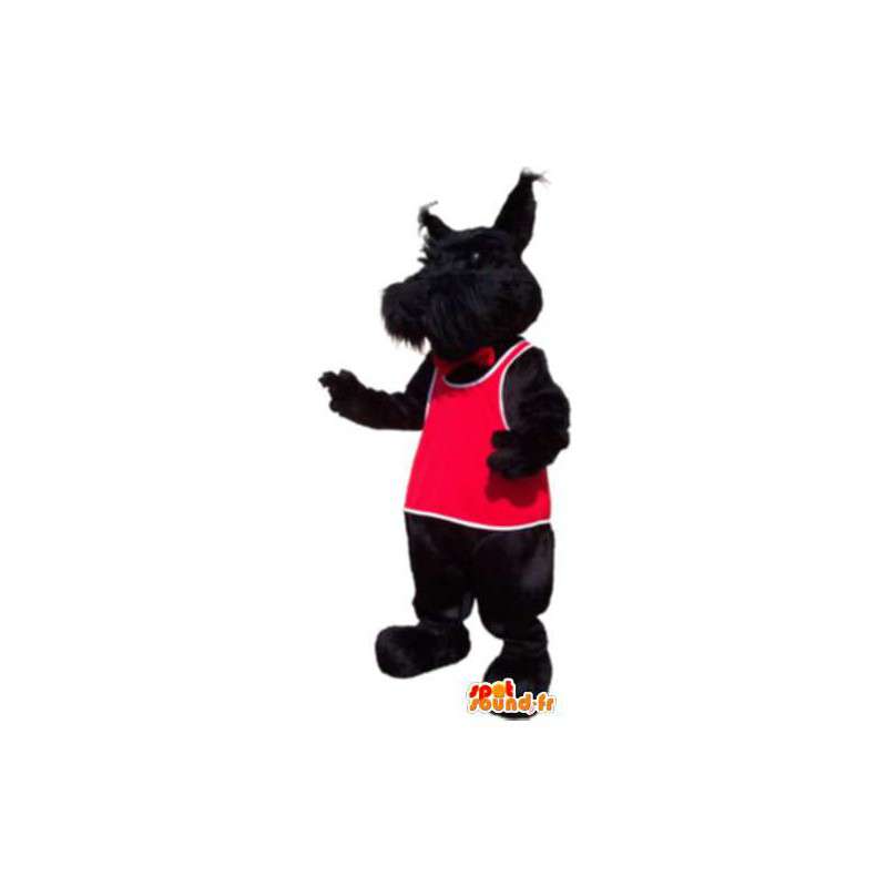 Jamnik maskotka kostium dorosłych czarne sportowe - MASFR005207 - dog Maskotki