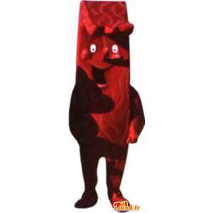 Mascot costume for adult chocolate bar laughing - MASFR005212 - Mascots of pastry