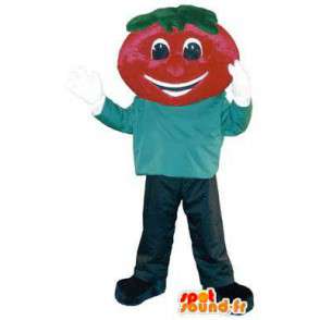 Costume voksen mann med jordbær maskot hodet - MASFR005214 - frukt Mascot