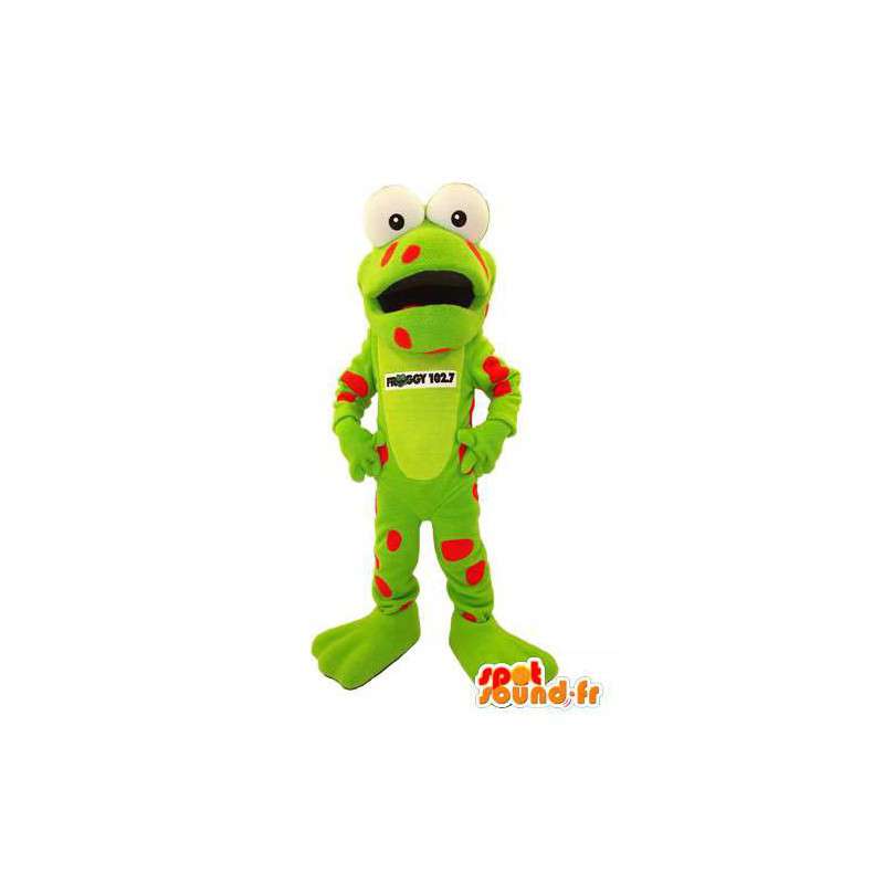 Carácter mascota del traje de la rana Froggy - MASFR005219 - Rana de mascotas