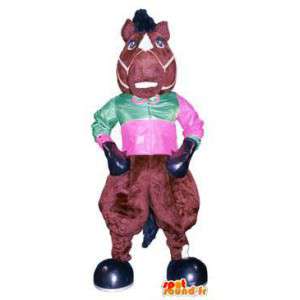 Colorful pony mascot costume character circus - MASFR005230 - Mascots circus