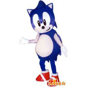 Kostume til voksen maskot karakter Sonic - Spotsound maskot