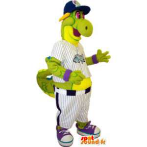 Drachen-Maskottchen-Kostüm für Erwachsene Sport Baseball - MASFR005237 - Dragon-Maskottchen