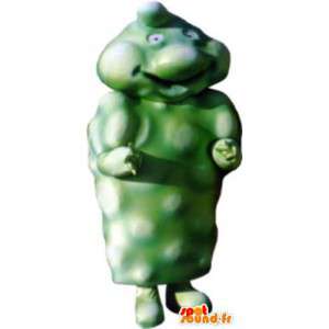 Déguisement adulte mascotte bonhomme vert flasque - MASFR005239 - Mascottes Homme