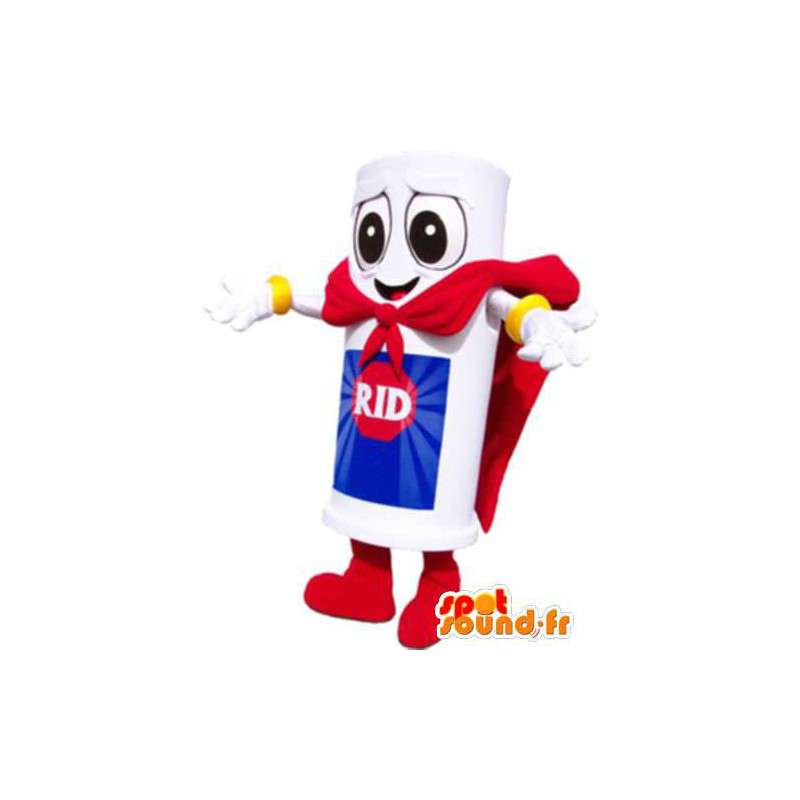 Mascote traje de super-heróis cara marca RID - MASFR005241 - Mascotes homem