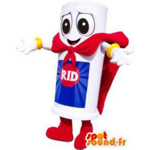 Mascote traje de super-heróis cara marca RID - MASFR005241 - Mascotes homem