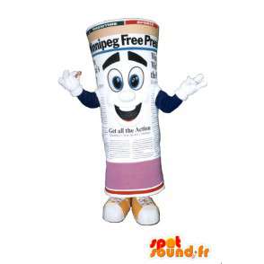 Mascot costume Filipino Canadian newspaper - MASFR005244 - Mascots of objects