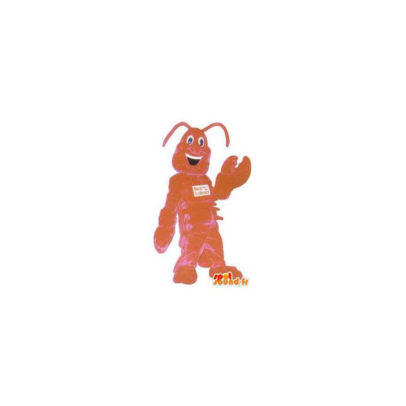 Red Lobster Restaurant Hummer Mascot Kostume til voksne -