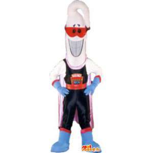 Molho picante mascote traje de super-herói - MASFR005248 - super-herói mascote