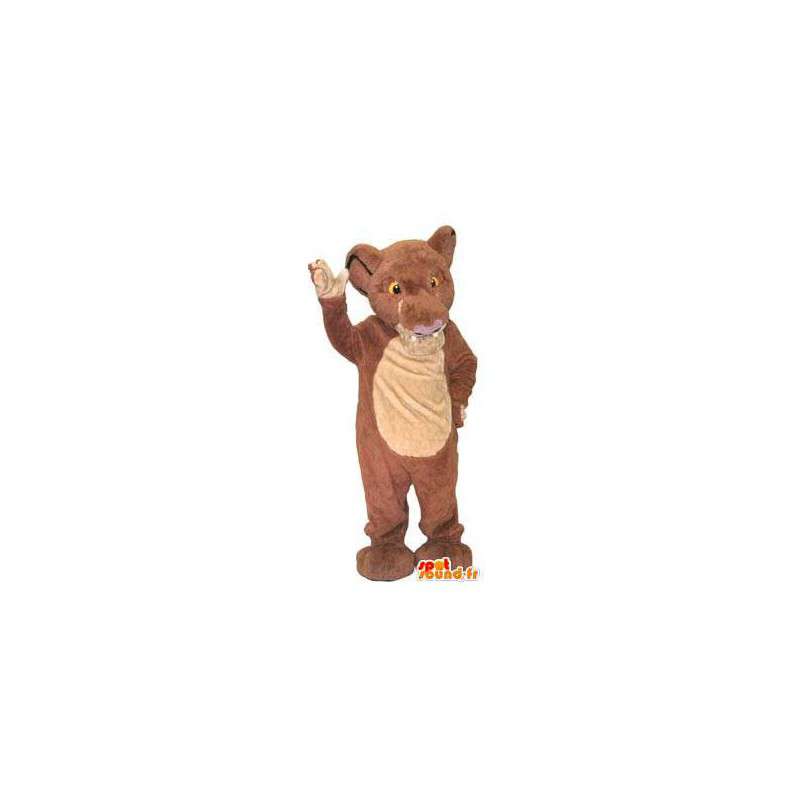 Costume maskot babyen brun løve karakter - Lion maskoter - MASFR005251 - SpotSound.fr