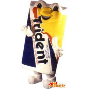 Mascot tyggegummi Trident karakter fancy kjole - MASFR005258 - Maskoter gjenstander