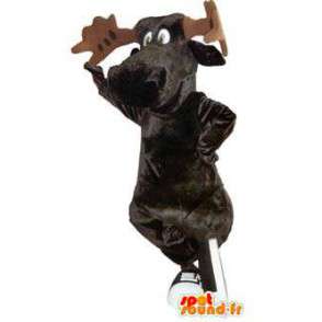 Character mascot costume shoes with momentum  - MASFR005263 - Mascots stag and DOE