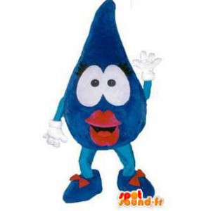 Costume della mascotte animata fantasia goccia d acqua - MASFR005264 - Mascotte non classificati