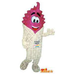 Costume pour adulte de mascotte yaourt Yogen Fruz - MASFR005265 - Mascottes Fast-Food