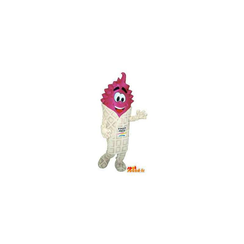 Jogurtti Mascot Aikuisten Costume Yogen Fruz - MASFR005265 - Mascottes Fast-Food