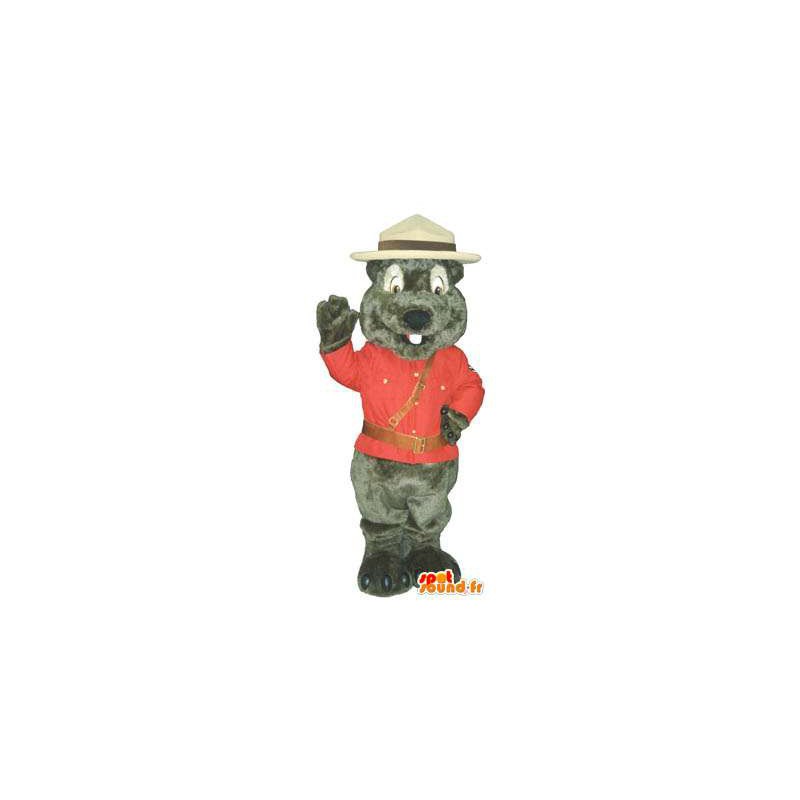 Mouse mascotte kostuum met jasje - MASFR005266 - Mouse Mascot