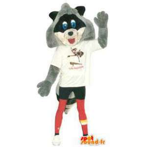 Mascot costume animale tasso con gli occhi azzurri - MASFR005273 - Animali mascotte