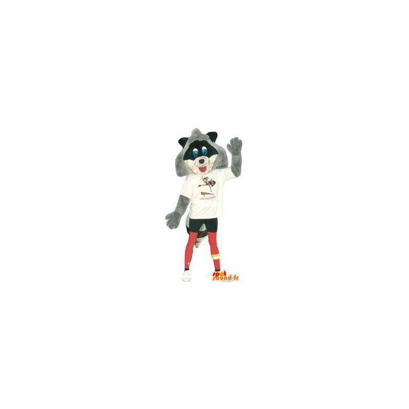 Disfarce animais texugo mascote com olhos azuis - MASFR005273 - Mascotes animais Disfarce animais texugo mascote com olhos azuis - MASFR005273 - Mascotes animais