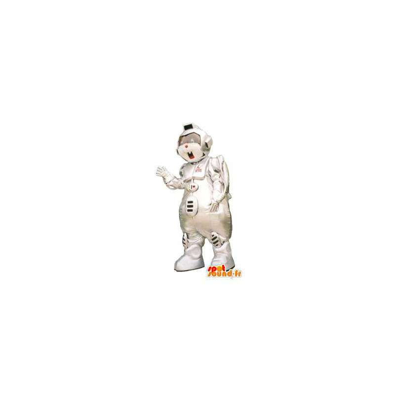 Adulto mascote fantasia de urso astronauta cosmonauta - MASFR005278 - mascote do urso