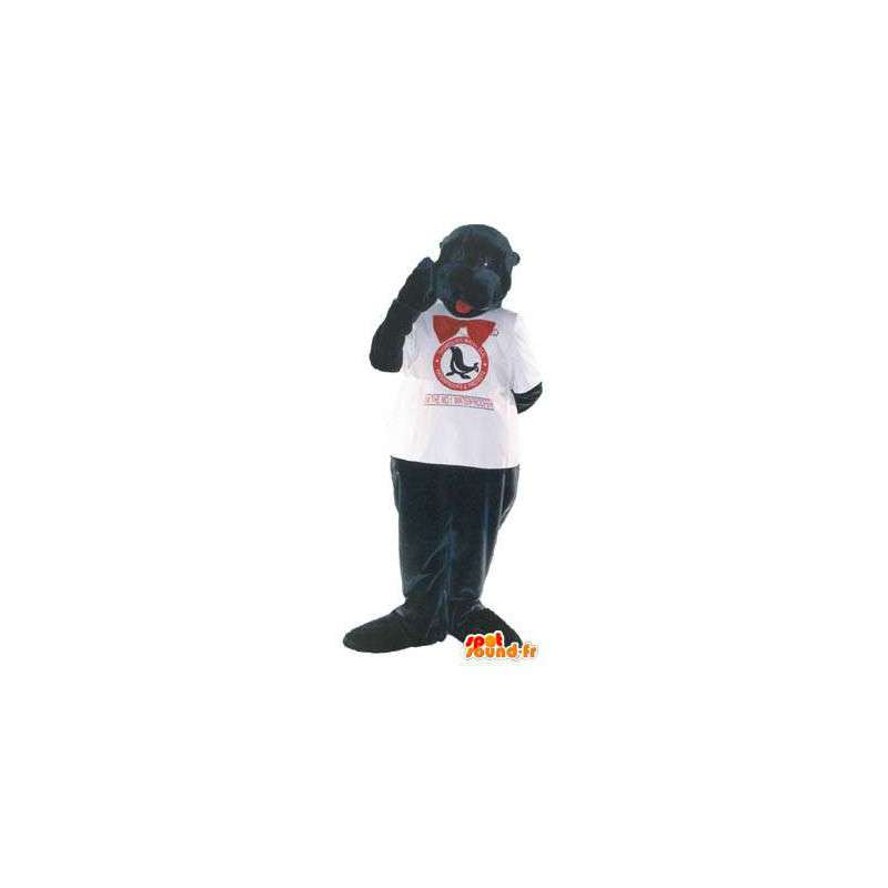 Adult mascot costume character sea lion animal advocacy - MASFR005280 - Animal mascots