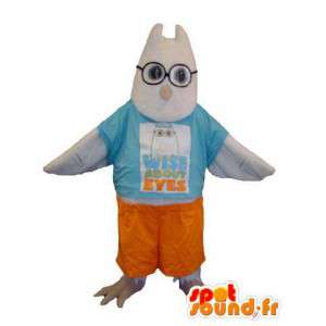 Adult Maskottchen Kostüm Eule Wise Augen - MASFR005285 - Maskottchen der Vögel