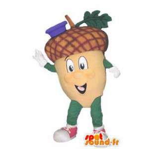 Character mascot costume with hat blue tassel - MASFR005288 - Mascots of plants