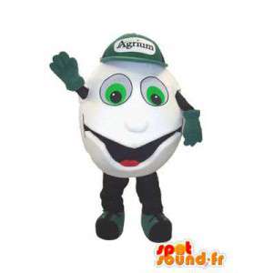 Mascot character Agrium fertilizer for soil - MASFR005289 - Mascots of plants