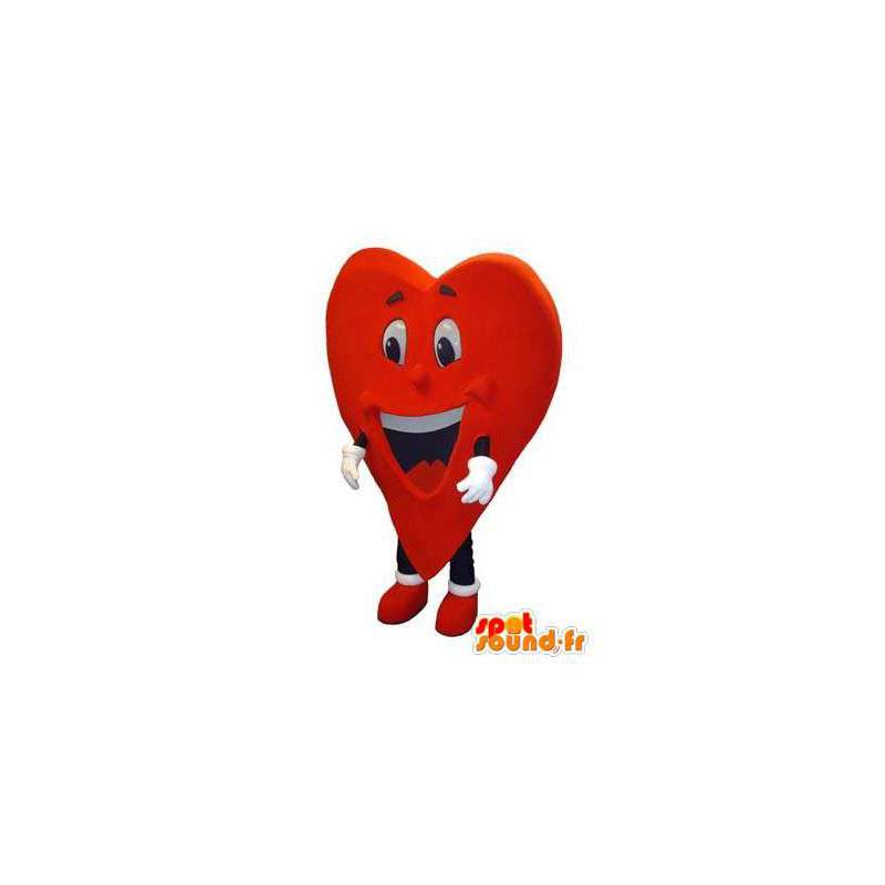 Adulto mascotte costume forma di cuore vivo - MASFR005290 - Mascotte non classificati
