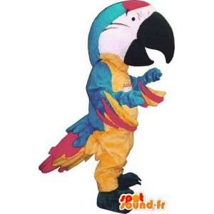 Voksen farverig papegøje karakter maskot kostume - Spotsound