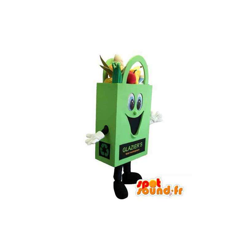 Mascot costume brand Glaziers basket of vegetables - MASFR005302 - Mascot of vegetables
