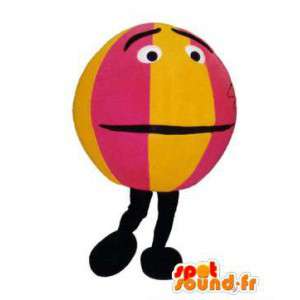 Merkki puku pallo täytetty värikäs aikuinen puku - MASFR005303 - Mascottes d'objets