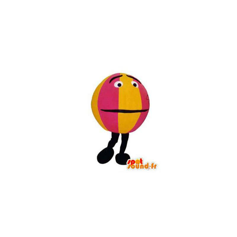Vuxens färgglada plyschballongkaraktärdräkt - Spotsound maskot