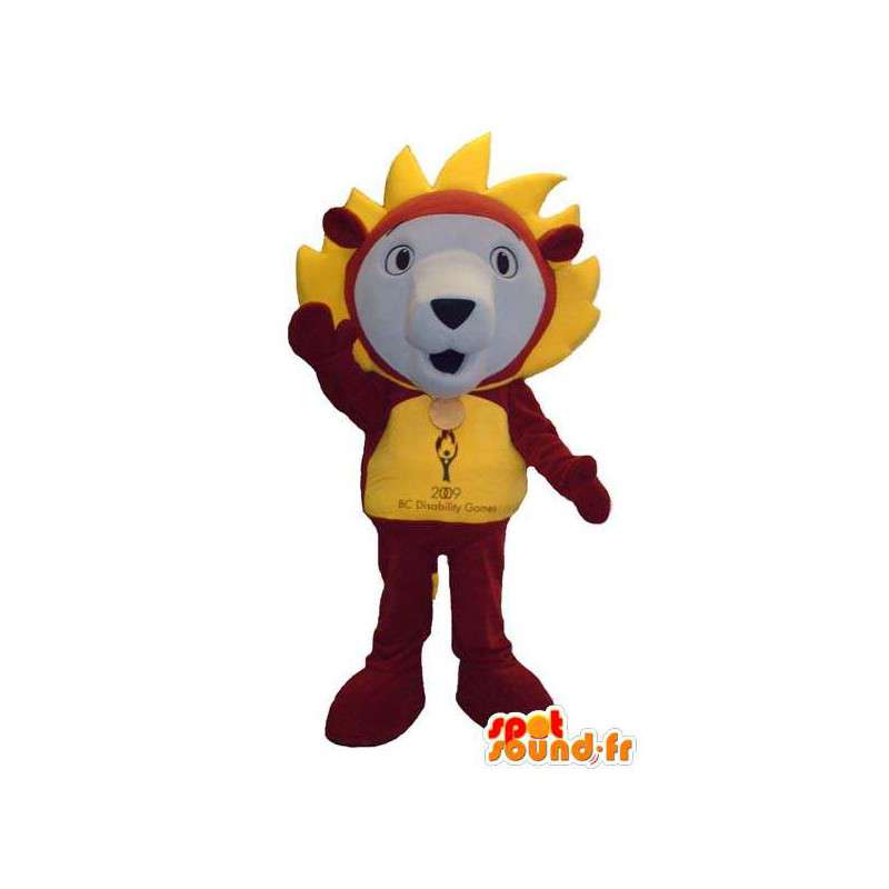 Fancy løvekarakter maskot kostume - Spotsound maskot