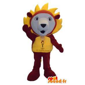 Lion personaggio mascotte costume di fantasia - MASFR005305 - Mascotte Leone